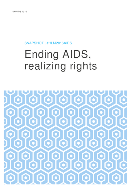 Ending AIDS, realizing rights 